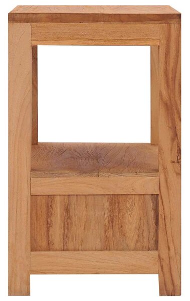 Noční stolek 40 x 30 x 50 cm masivní teakové dřevo 287228