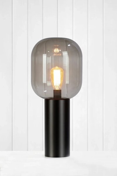 MARKSLOJD Markslöjd stolní lampa Brooklyn černá/kouřová 56 cm