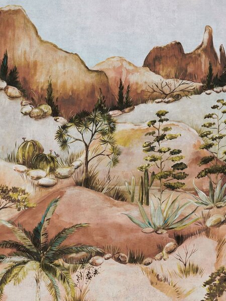 Vliesová obrazová tapeta 391565, Savanna, 225 x 300 cm, Terra, Eijffinger