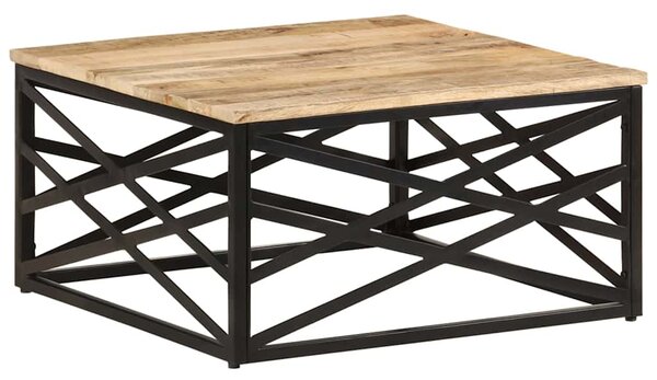 Konferenční stolek 68 x 68 x 35 cm masivní mangovníkové dřevo 287364