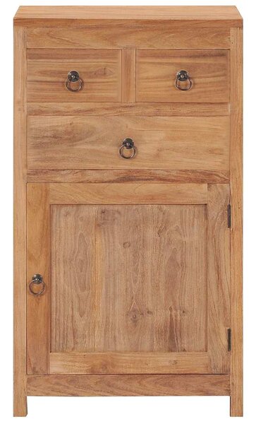 Příborník 50 x 30 x 90 cm masivní teakové dřevo 287237