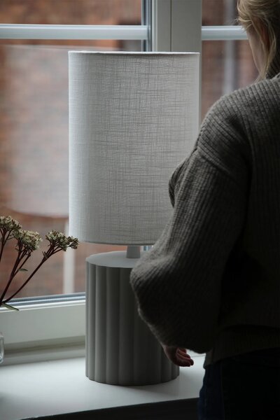 MARKSLOJD Markslöjd stolní lampa Can bílá/šedá