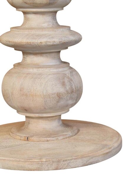 Odkládací stolek Bellis s mramorovou deskou z masivního mangového dřeva, šířka 38 cm