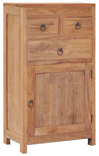 Příborník 50 x 30 x 90 cm masivní teakové dřevo 287237