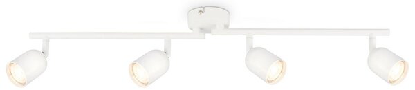 BRILO 2145046 Bodové svítidlo Spot, 70,5 cm, 4x GU10, max. 9W, bílé - BRILO