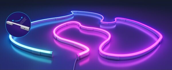 Govee - Neon 2 MATTER ohebný LED pásek 3m RGBIC Wi-Fi