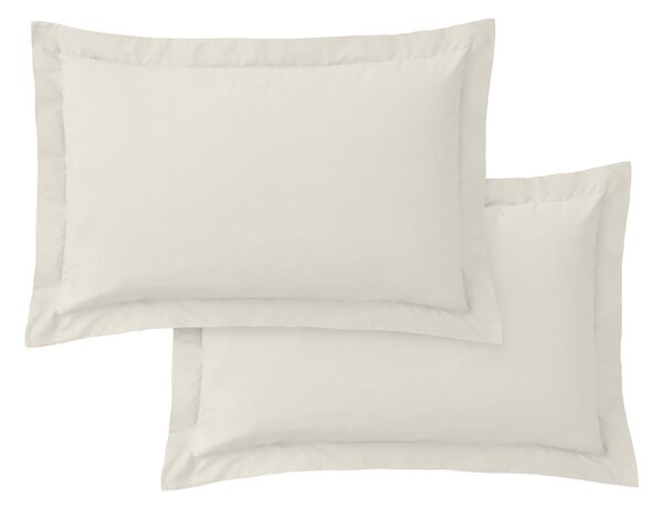 Povlaky na polštáře v sadě 2 ks z bavlněného perkálu 50x75 cm Cotton Percale – Bianca