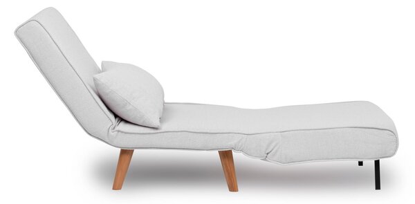 Hanah Home Rozkládací křeslo Single Folde bílé