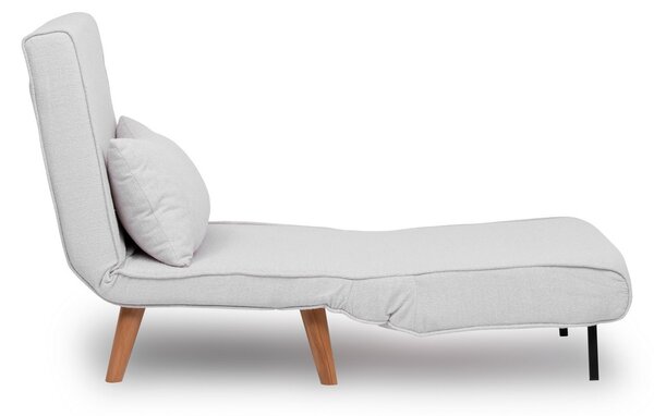 Hanah Home Rozkládací křeslo Single Folde bílé