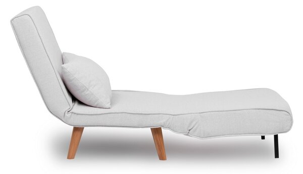 Hanah Home Rozkládací křeslo Single Folde bílé