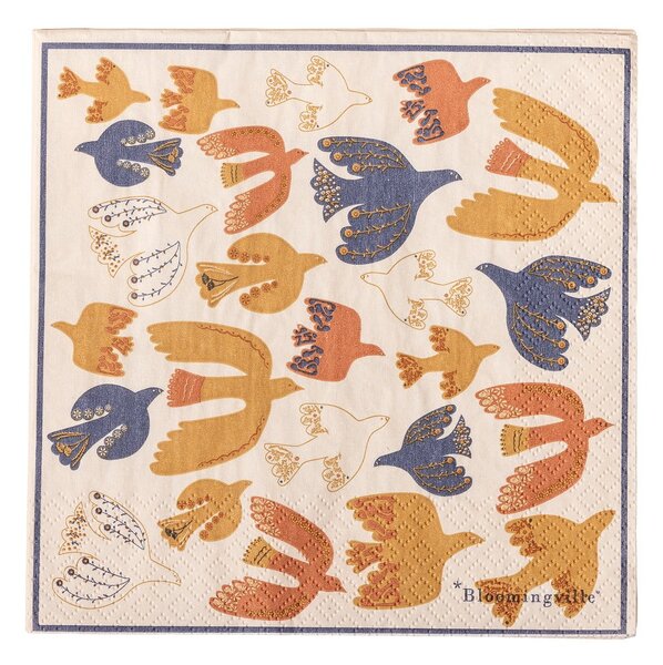 Papírové ubrousky v sadě 20 ks 33x33 cm Anniversary – Bloomingville