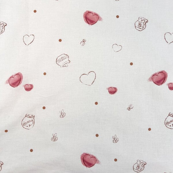 Bílé bavlněné dětské povlečení do postýlky 100x135 cm WTP "Birthday party" – Jerry Fabrics