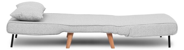 Hanah Home Rozkládací křeslo Single Folde šedé II