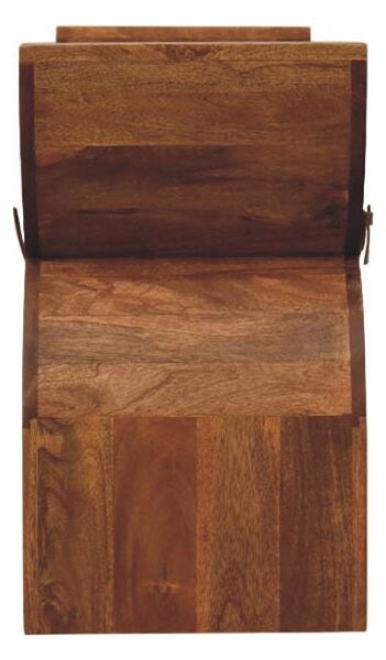 Lavice Stirrup se zaoblenými liniemi, 120 × 35 × 60 cm