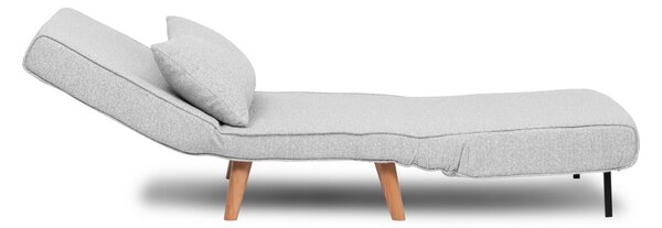 Hanah Home Rozkládací křeslo Single Folde šedé II