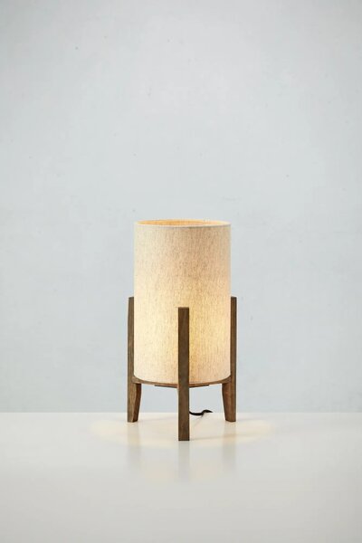 MARKSLOJD Markslöjd stolní lampa Eruca bílá/hnědá 39 cm