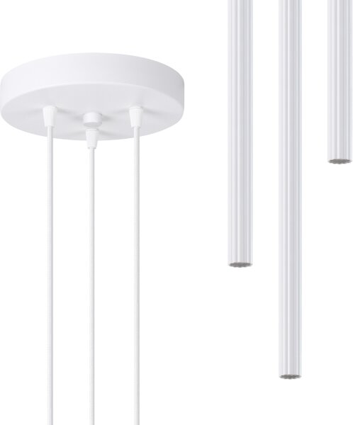 Sollux SL.1340 - Lustr na lanku ARCHE 3xG9/8W/230V bílá
