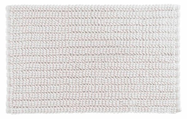 Bílá koupelnová předložka 50x80 cm Voltis – douceur d'intérieur