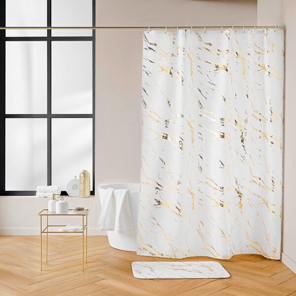 Sprchový závěs 180x200 cm Aquamarbre – douceur d'intérieur