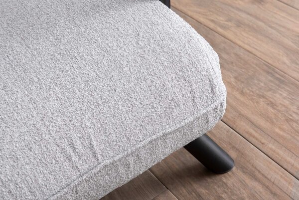 Hanah Home Rozkládací křeslo Single Sando šedé II