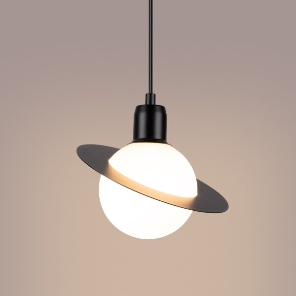 Sollux SL.1358 - Lustr na lanku HYPERION 1xG9/8W/230V černá