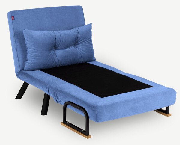 Hanah Home Rozkládací křeslo Single Sando modré