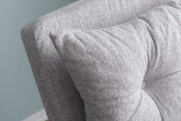 Hanah Home Rozkládací křeslo Single Sando šedé II