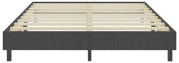 Postel boxspring šedá textil 140 x 200 cm 287456