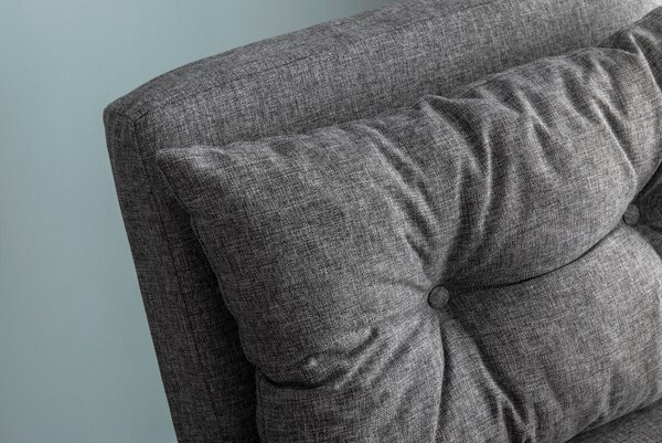 Hanah Home Rozkládací křeslo Single Sando světle šedé