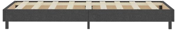 Postel boxspring šedá textil 100 x 200 cm 287454