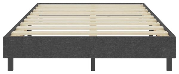 Postel boxspring šedá textil 120 x 200 cm 287455
