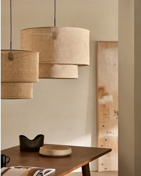 Béžové stínidlo ø 60 cm Mariela – Kave Home