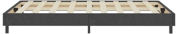Postel boxspring šedá textil 120 x 200 cm 287455