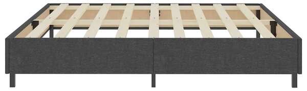 Postel boxspring šedá textil 200 x 200 cm 287467