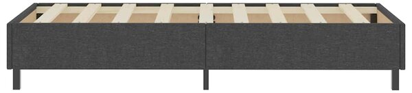 Postel boxspring šedá textil 100 x 200 cm 287462