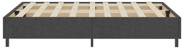 Postel boxspring šedá textil 140 x 200 cm 287464