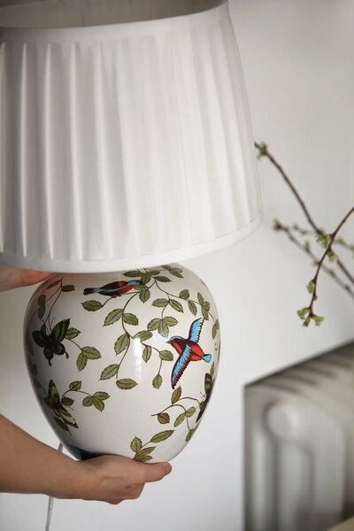 MARKSLOJD Markslöjd stolní lampa Mansion se vzorem 48 cm