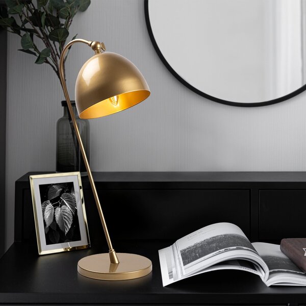 Opviq Stolní lampa Acuka zlatá