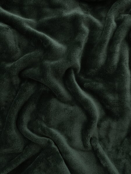 MK Lůžkoviny Deka mikroplyš Exclusive 150 × 200 cm – Laura tmavě zelená