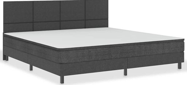 Čelo postele tmavě šedé textil 200 x 200 cm 287479