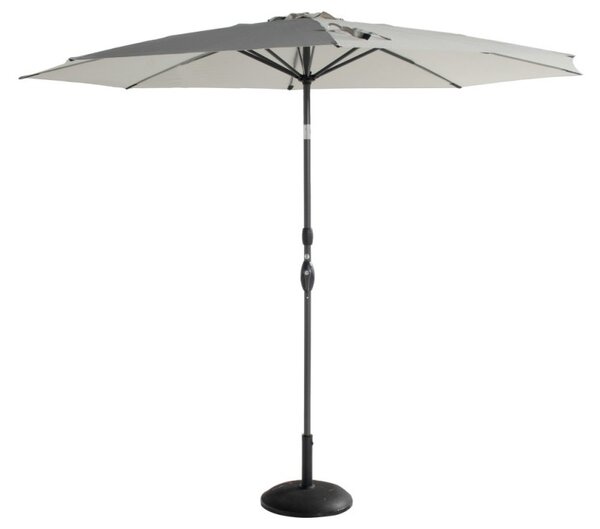 Slunečník Hartman Sunline průměr 300 cm - světle šedý