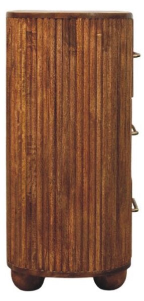 Komoda Ridgefront v dubovém odstínu, 135 × 35 × 79 cm