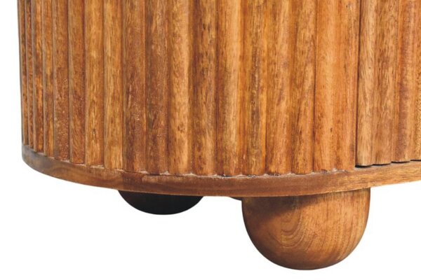 Komoda Ridgefront v dubovém odstínu, 135 × 35 × 79 cm
