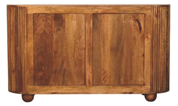 Komoda Ridgefront v dubovém odstínu, 135 × 35 × 79 cm
