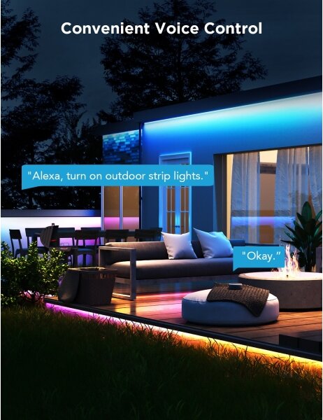 Govee - Outdoor Pro SMART RGBICWW venkovní LED pásek 10m Wi-Fi IP65