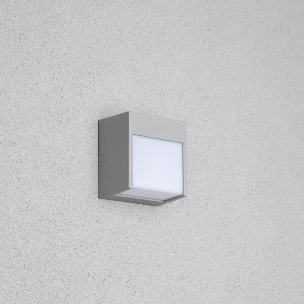 Brilagi - LED Venkovní nástěnné svítidlo TERNI LED/12W/230V šedá IP44