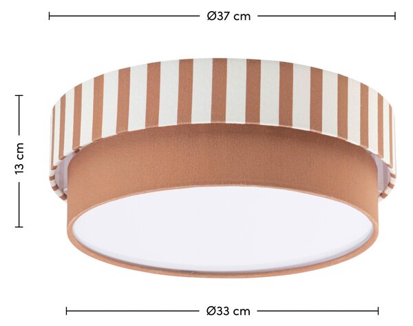STROPNÍ SVÍTIDLO, 37/13 cm Novel - Online Only svítidla, Online Only