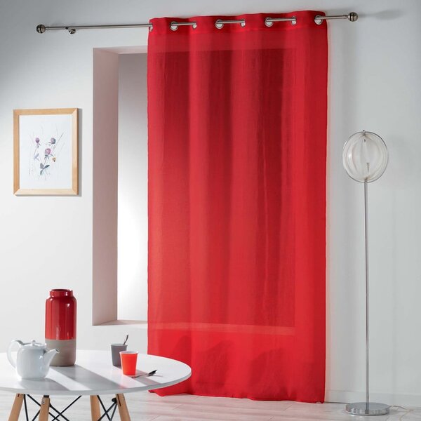 Červená záclona 140x280 cm Telma – douceur d'intérieur