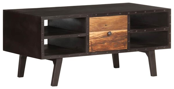 Konferenční stolek 100 x 50 x 45 cm masivní recyklované dřevo 287857