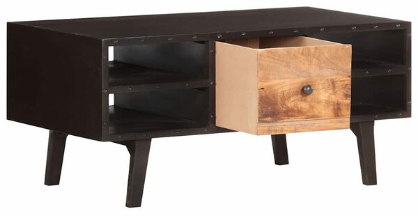 Konferenční stolek 100 x 50 x 45 cm masivní recyklované dřevo 287857